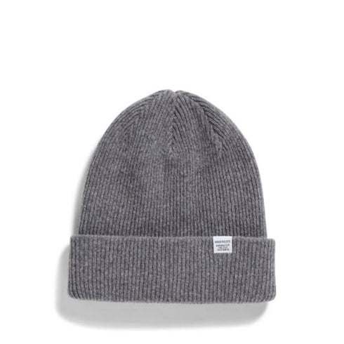 Norse Projects Norse Beanie Grey Melange N95-0569 Degli Uberti